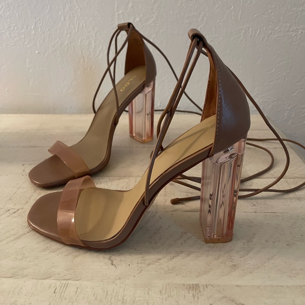 Aldo Strap Up Heels